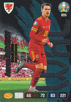 Aaron Ramsey Wales Panini UEFA EURO 2020 FANS - Fans' Favourite #384